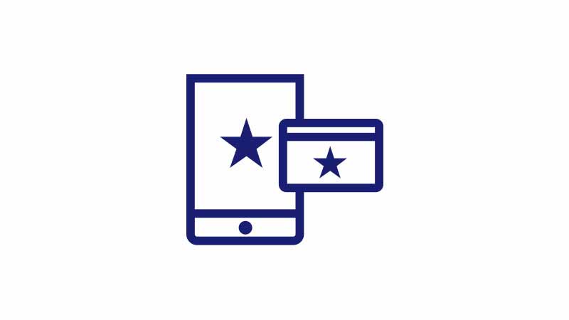 icon-convenience-800x450 An illustration that depicts paying convenience with a tablet or card.
